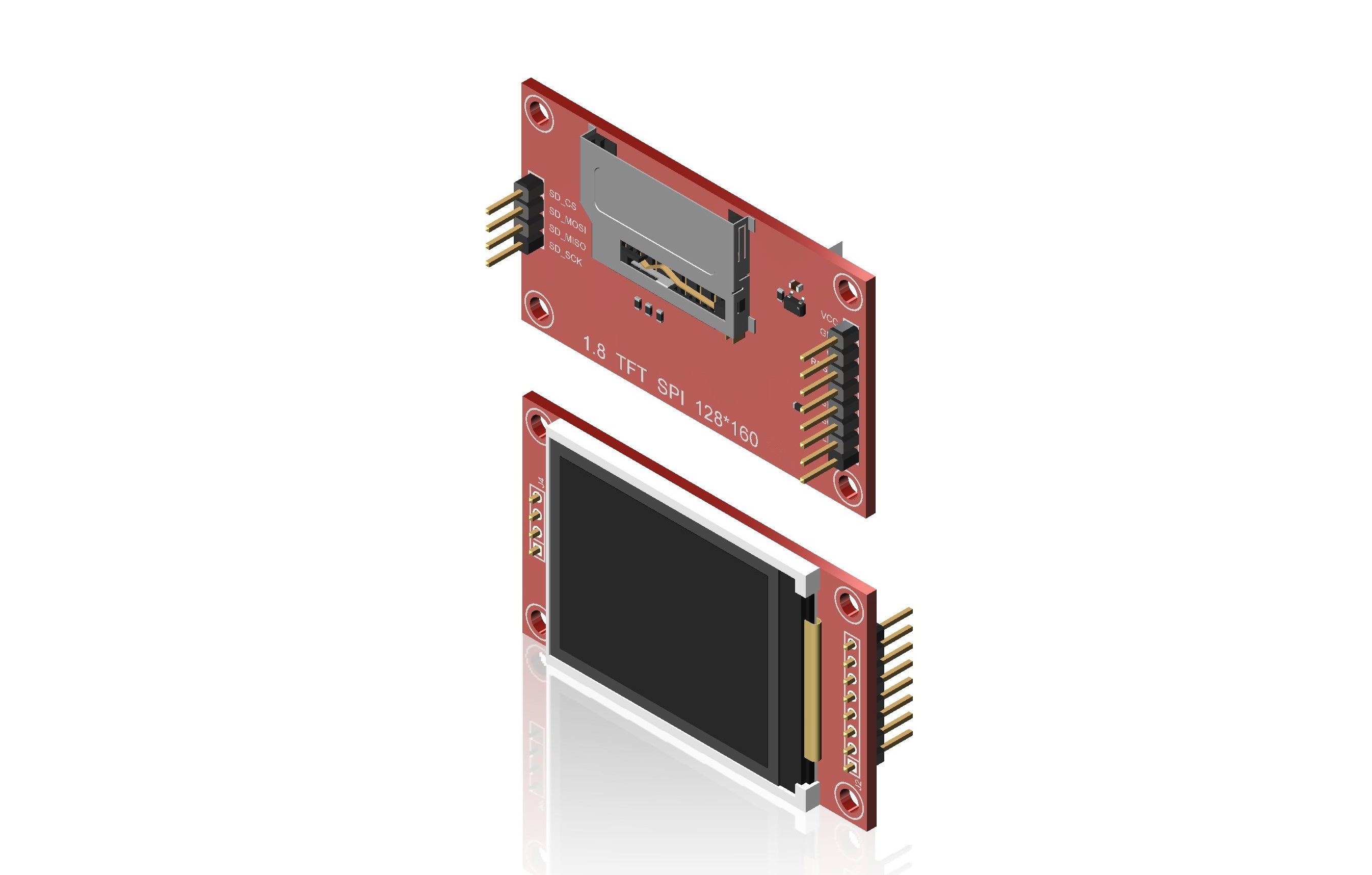 AZ-交付1.8英寸TFT显示器SPI v1.2